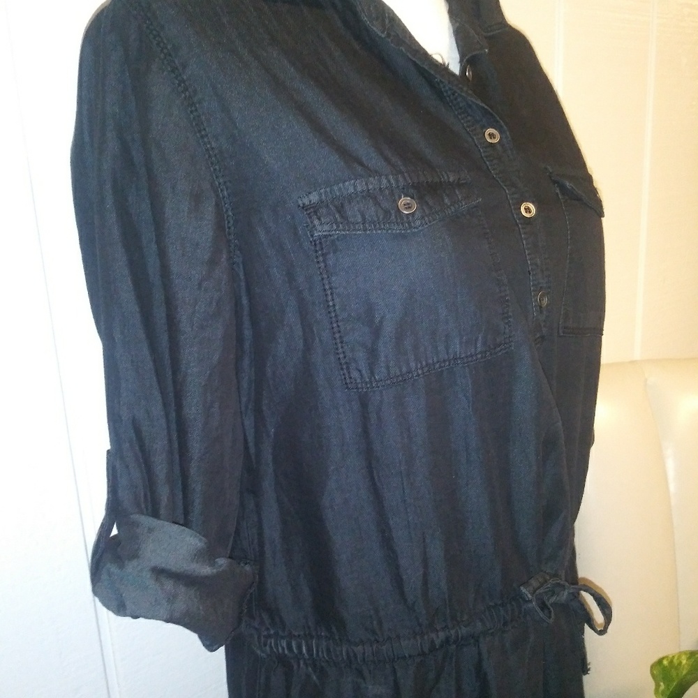 NWOT Drawstring Dress - Picture 3 of 6